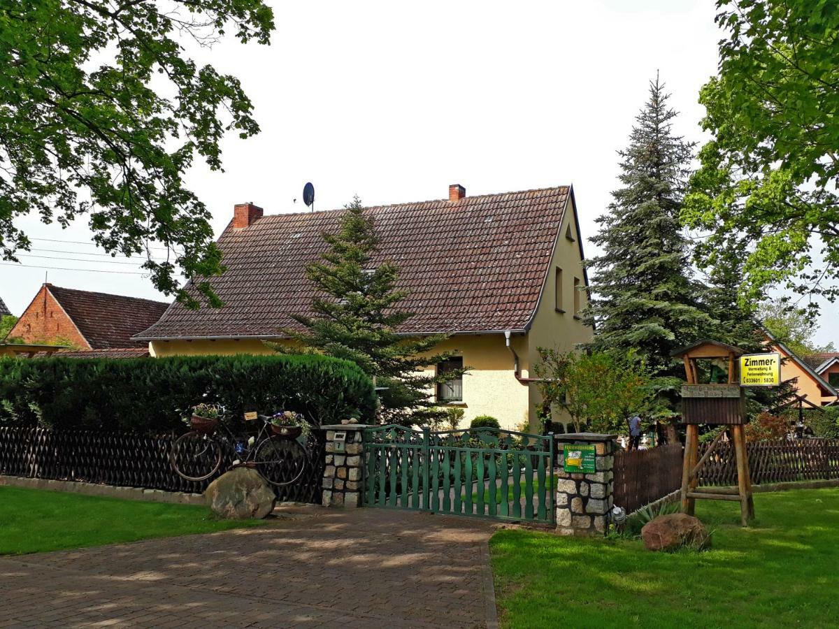 Pension Zum Weissen Hirsch Reitwein Zewnętrze zdjęcie